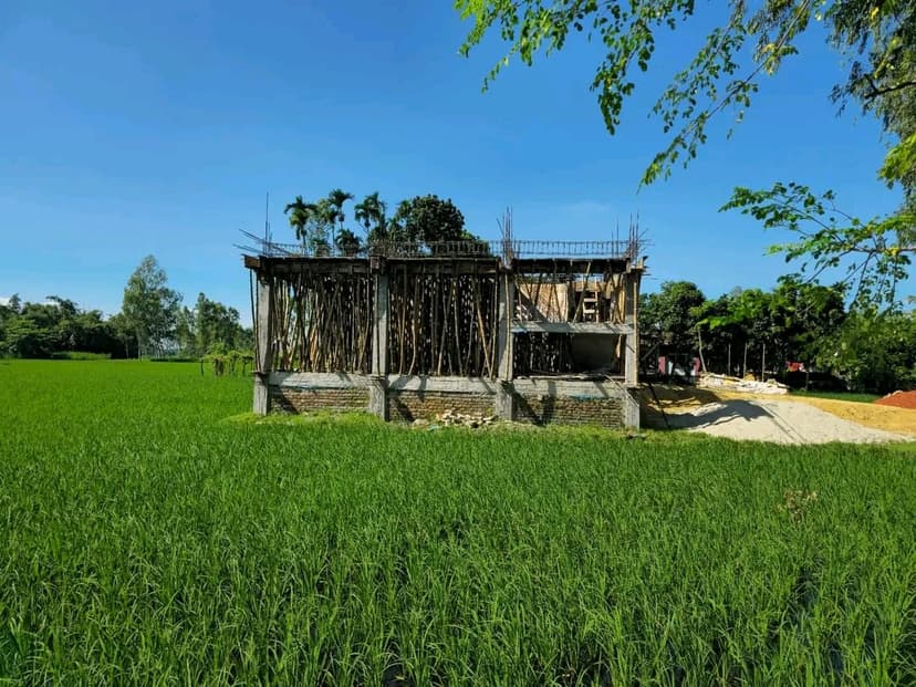 Structural Progress at Sultanpur